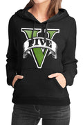 GTA Girls Black Hoodie T-Shirts, Sweatshirt | PureTeeCo.com