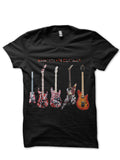Van Halen Guitars Black T-Shirt Hoodie, Sweatshirt | PureTeeCo.com