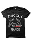 This Girl Loves Her Boyfriend Black T-Shirt Hoodie, Sweatshirt | PureTeeCo.com