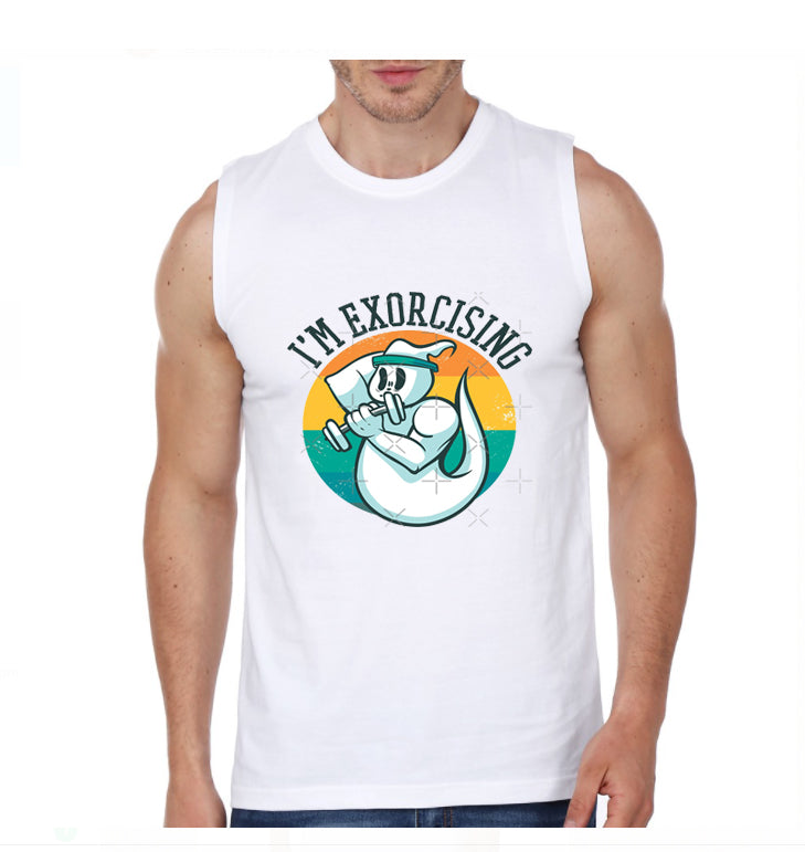 Ghost Gym Sleeveless T-Shirt Style016 Hoodie, Sweatshirt | PureTeeCo.com