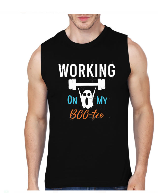 Ghost Gym Sleeveless T-Shirt Style007 Hoodie, Sweatshirt | PureTeeCo.com