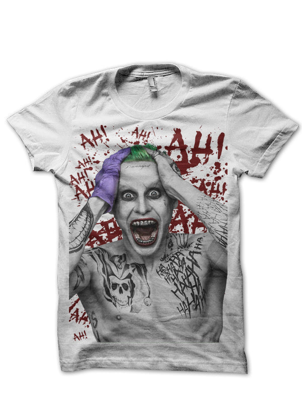 Ha Ha Suicide Squad White Tee Hoodie, Sweatshirt | PureTeeCo.com