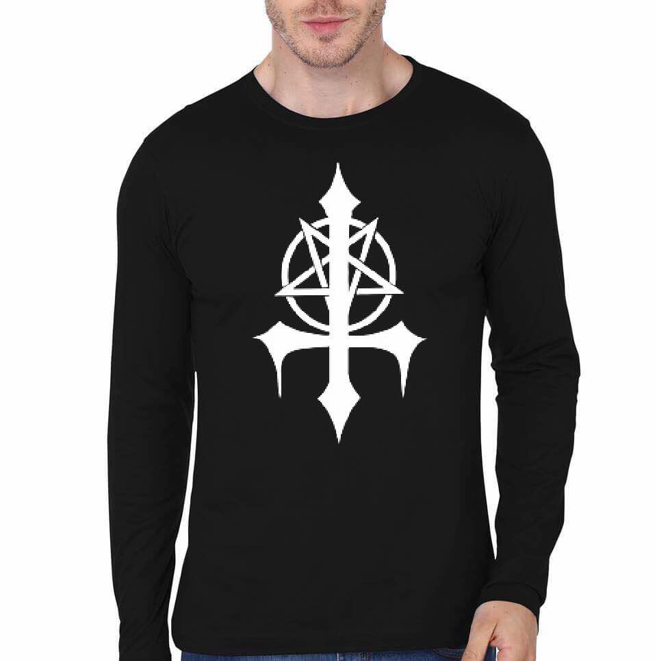 Hail Satan Metal Cover Black T-Shirt Hoodie, Sweatshirt | PureTeeCo.com