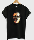 half skull face t-shirt Hoodie, Sweatshirt | PureTeeCo.com