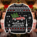 Hallmark Christmas Movies Knitting Pattern 3D Print Ugly Sweater