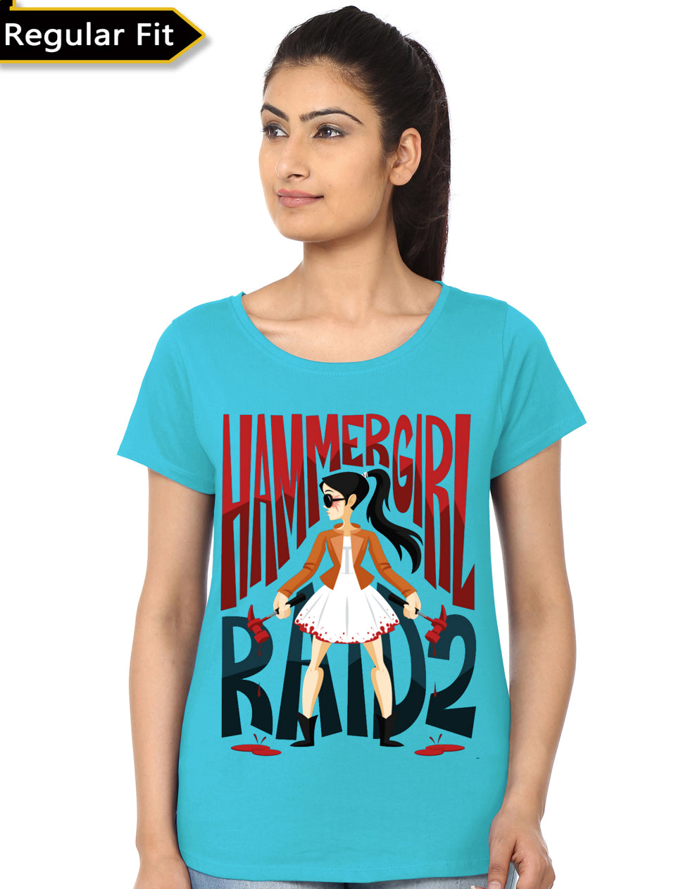 Hammer Girl Light Blue Top T-Shirts, Hoodie, Sweatshirt | PureTeeCo.com