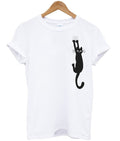 hanging cat t-shirt Hoodie, Sweatshirt | PureTeeCo.com