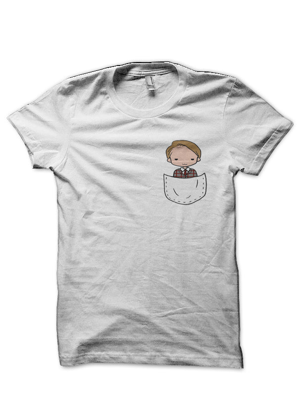 Hannibal Pocket White T-Shirt Hoodie, Sweatshirt | PureTeeCo.com