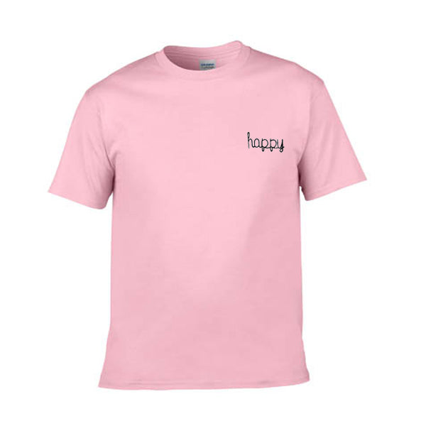 happy pink tshirt Hoodie, Sweatshirt | PureTeeCo.com
