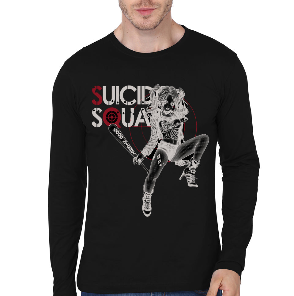 Suicide Squad Black Full Sleeve T-Shirt Style002 Hoodie, Sweatshirt | PureTeeCo.com