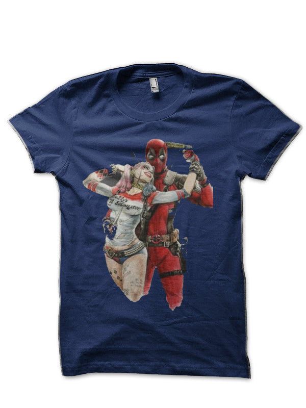 Harley And Deadpool T-Shirt Hoodie, Sweatshirt | PureTeeCo.com