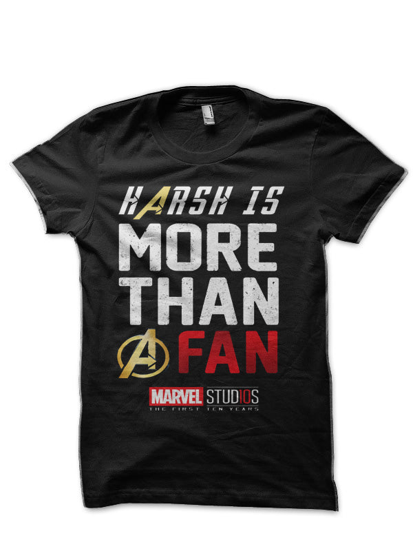 More Than A Fan Black T-Shirt Style004 Hoodie, Sweatshirt | PureTeeCo.com