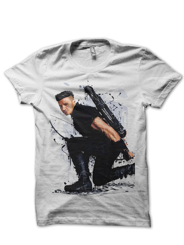 Hawk Eye White T-Shirt Hoodie, Sweatshirt | PureTeeCo.com