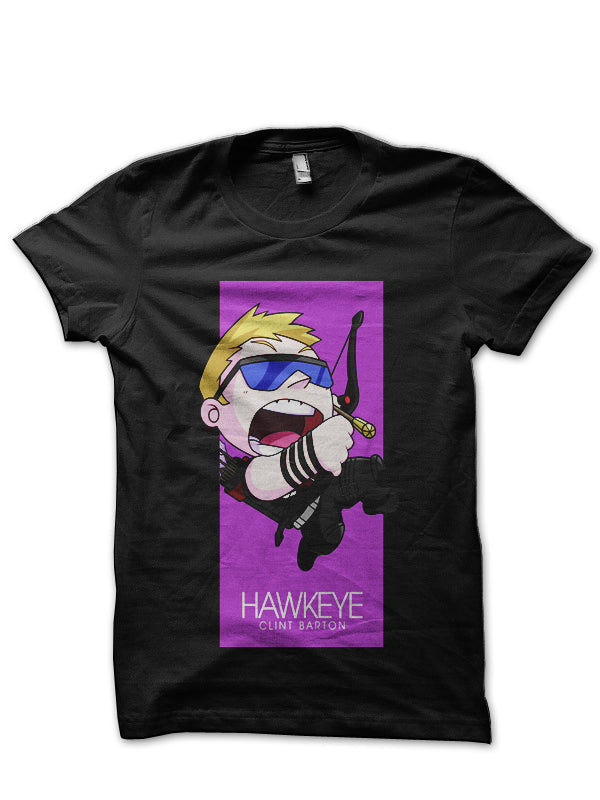 Hawkeye Black T-Shirt Hoodie, Sweatshirt | PureTeeCo.com