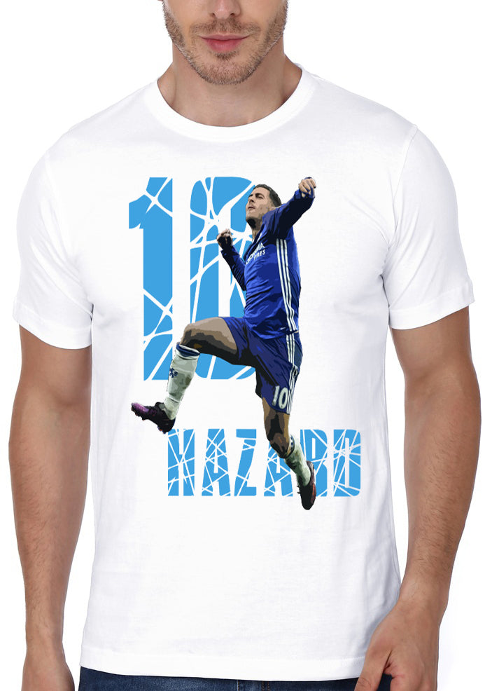 Eden Hazard Artwor White T-Shirt Hoodie, Sweatshirt | PureTeeCo.com