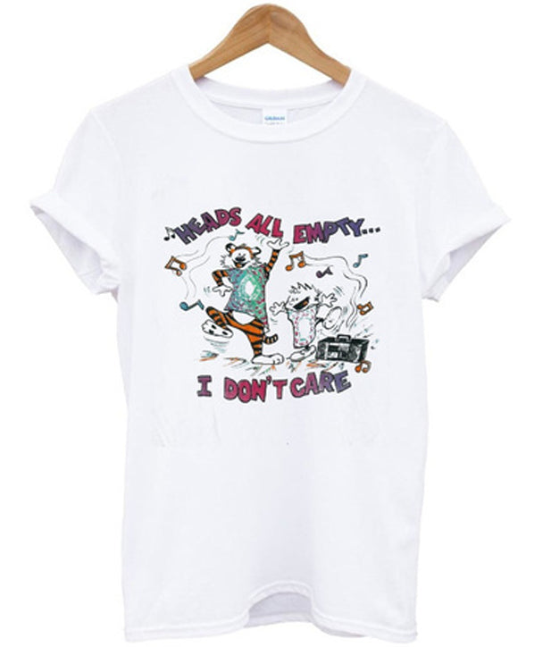 heads all empty i don’t care t-shirt Hoodie, Sweatshirt | PureTeeCo.com
