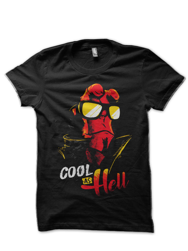 Hell Boy Black Half Sleeve T-Shirt Style011 Hoodie, Sweatshirt | PureTeeCo.com