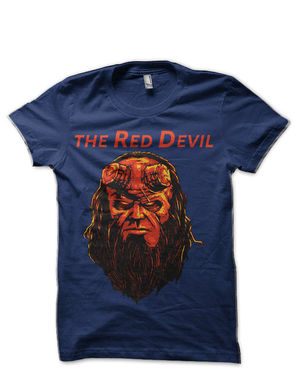 Hell Boy Navy Blue Half Sleeve T-Shirt Style004 Hoodie, Sweatshirt | PureTeeCo.com