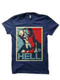 Hell Boy Navy Blue Half Sleeve T-Shirt Hoodie, Sweatshirt | PureTeeCo.com