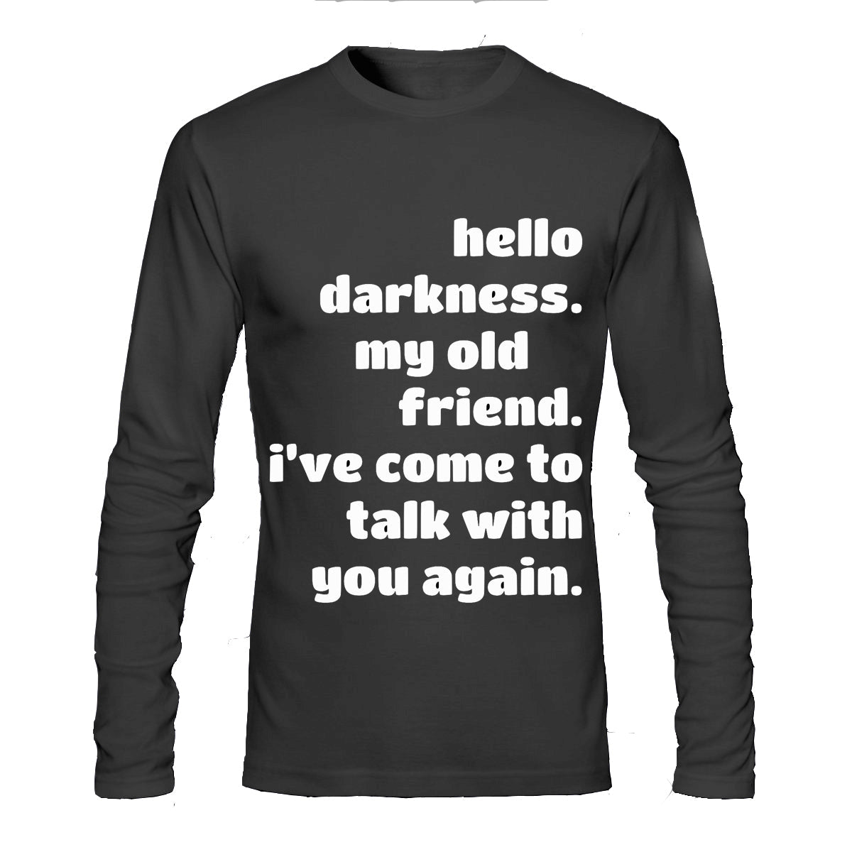 Simon & Garfunkel Black Full Sleeve Tee Hoodie, Sweatshirt | PureTeeCo.com