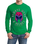 Helmet Green Full Sleeve Tee Hoodie, Sweatshirt | PureTeeCo.com