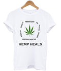 hemp heals t-shirt Hoodie, Sweatshirt | PureTeeCo.com