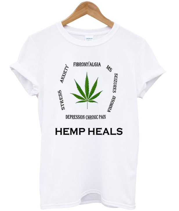 hemp heals t-shirt Hoodie, Sweatshirt | PureTeeCo.com