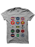 Heroes Inside Grey Tee Hoodie, Sweatshirt | PureTeeCo.com