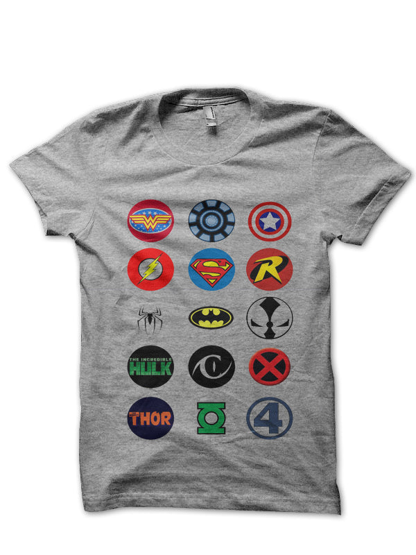 Heroes Inside Grey Tee Hoodie, Sweatshirt | PureTeeCo.com