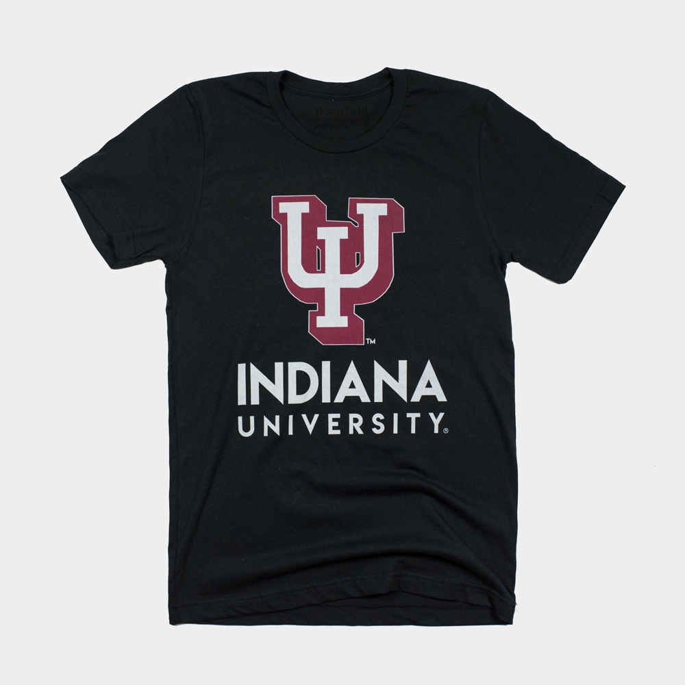 40s Era IU Logo Black Tee Hoodie, Sweatshirt | PureTeeCo.com