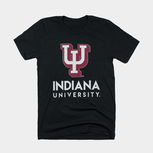 40s Era IU Logo Black Tee Hoodie, Sweatshirt | PureTeeCo.com