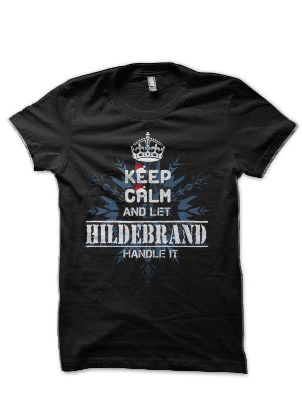 HILDEBRAND Black T-Shirt Hoodie, Sweatshirt | PureTeeCo.com