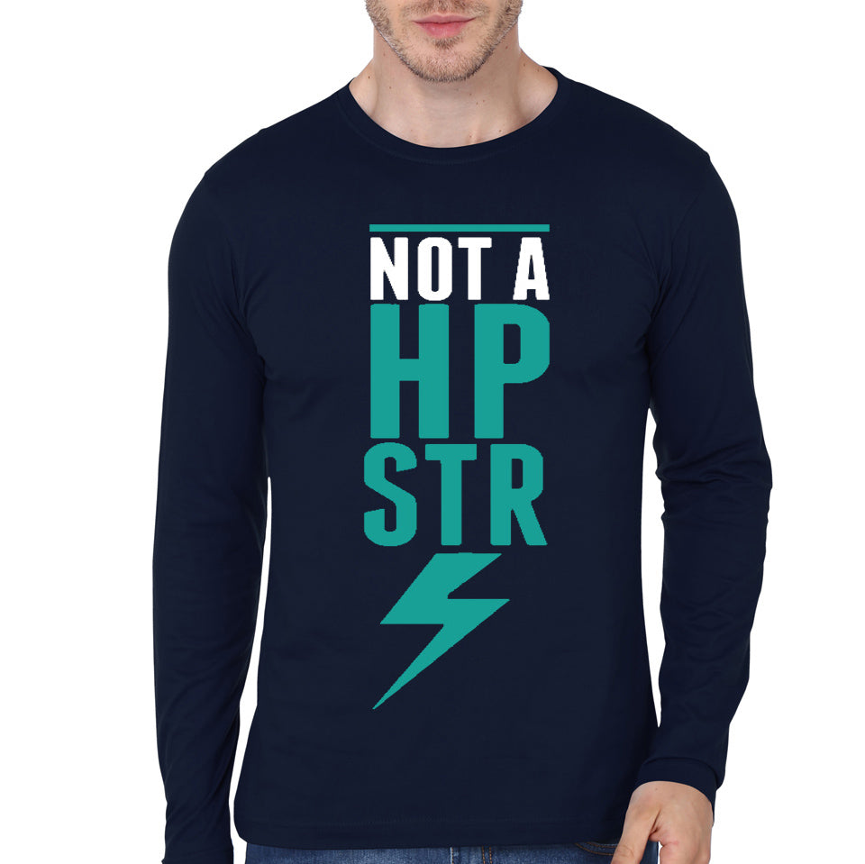 Hipster Navy Blue Tee (Black Colour Available) Hoodie, Sweatshirt | PureTeeCo.com
