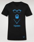 Hipster V-Neck T-Shirts, Hoodie, Sweatshirt | PureTeeCo.com