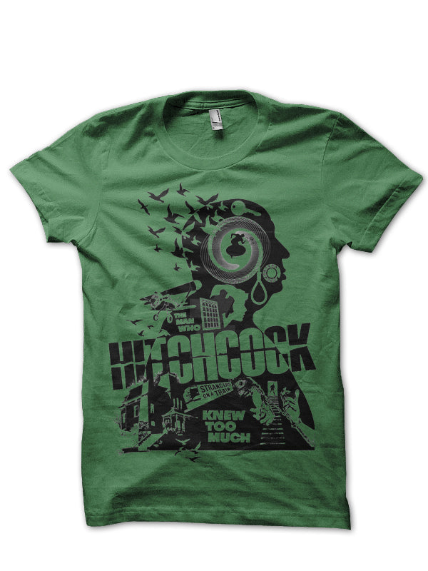 Hitchcock Green Tee (White & Grey Available) Hoodie, Sweatshirt | PureTeeCo.com