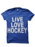Hockey Blue T-Shirt Hoodie, Sweatshirt | PureTeeCo.com