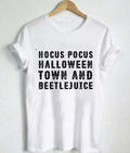 hocus pocus halloween town and beetlejuice T Shirt Hoodie, Sweatshirt | PureTeeCo.com