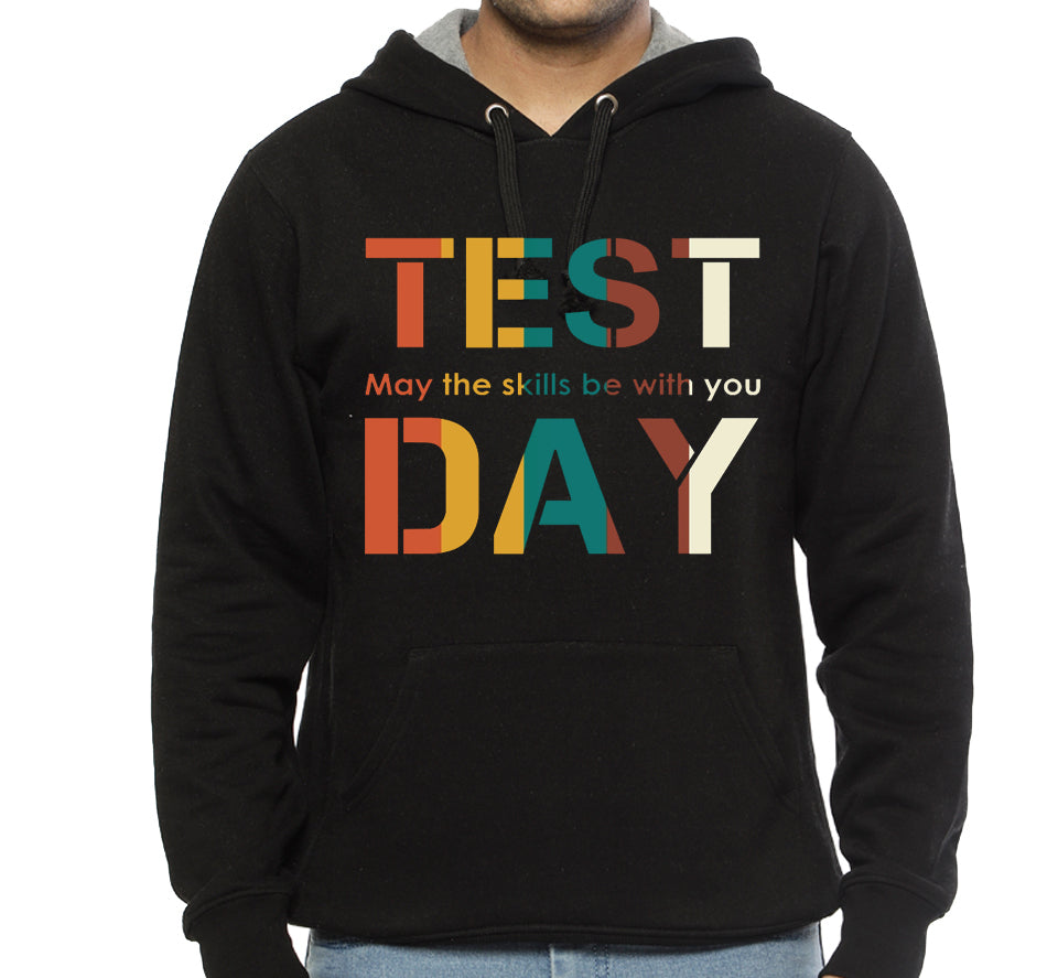 Test Day May The Skills Be With You Black Hoodie T-Shirts, Sweatshirt | PureTeeCo.com