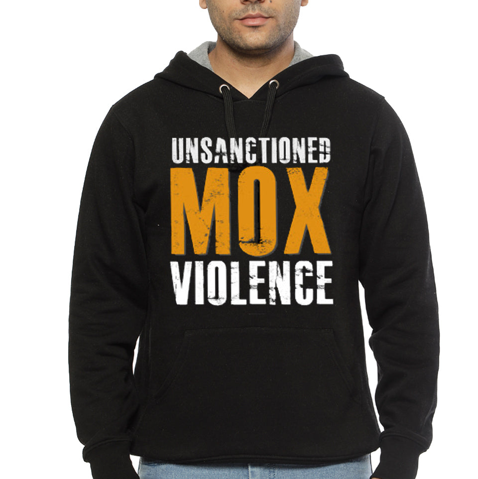 UNSANCTIONED MOX VIOLENCE Black Hoodie T-Shirts, Sweatshirt | PureTeeCo.com