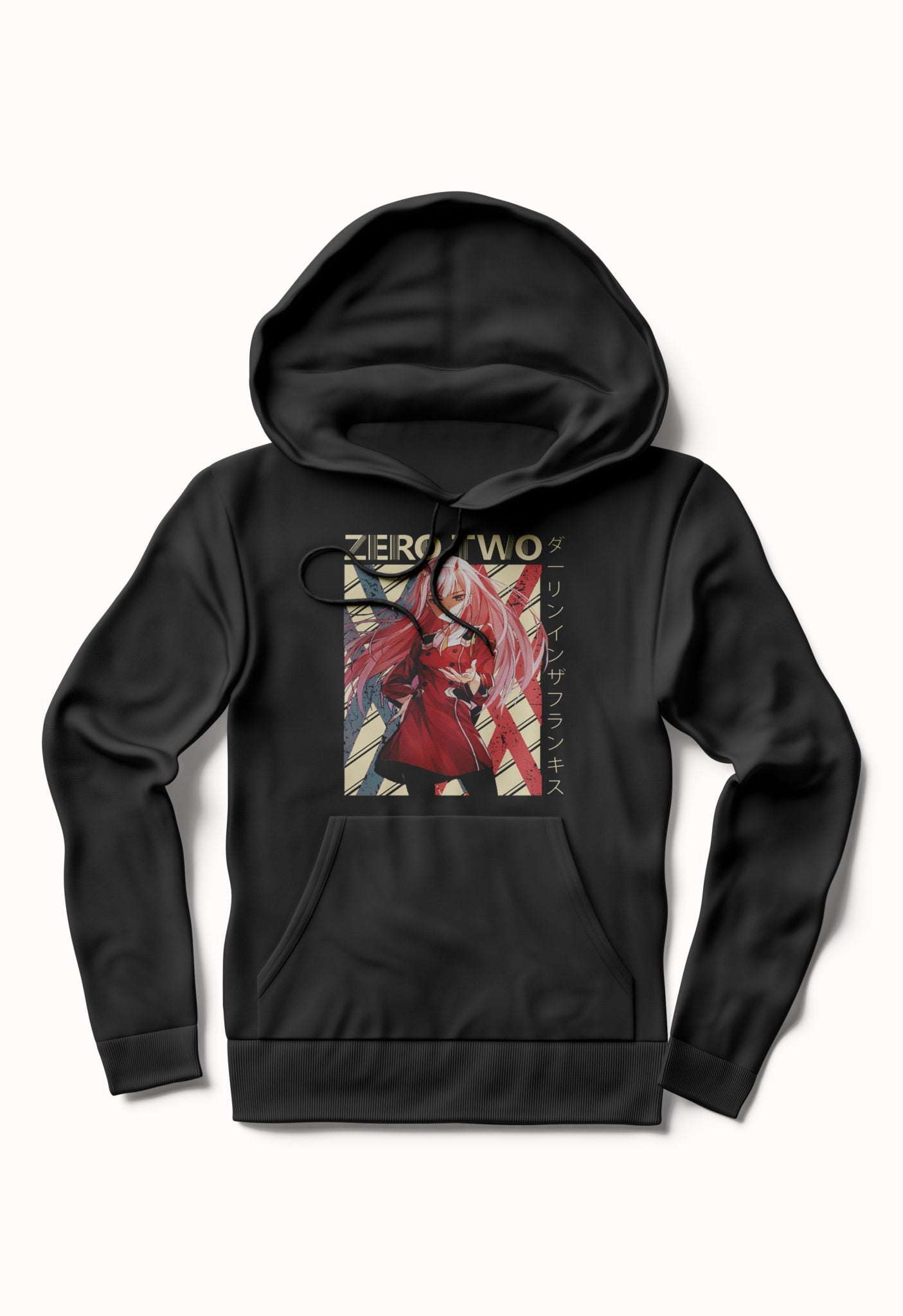 Darling in the Franxx Zero two Black Hoodie T-Shirts, Sweatshirt | PureTeeCo.com