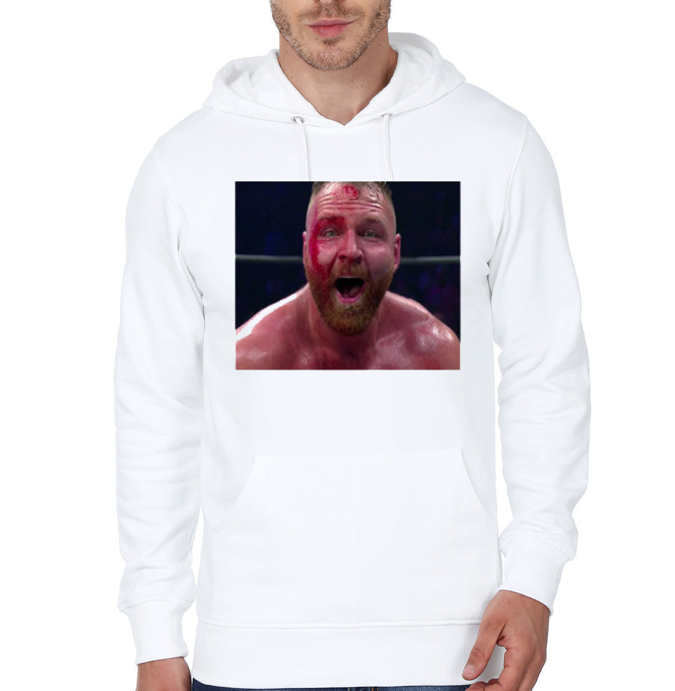 MOX BLEEDING HAPPY FACE White Hoodie T-Shirts, Sweatshirt | PureTeeCo.com