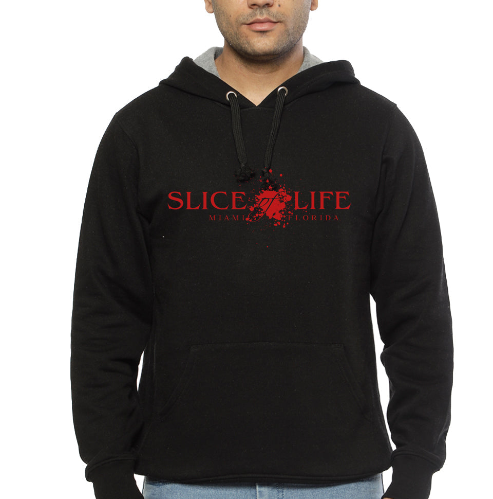 Slice of Life Black Hoodie T-Shirts, Sweatshirt | PureTeeCo.com