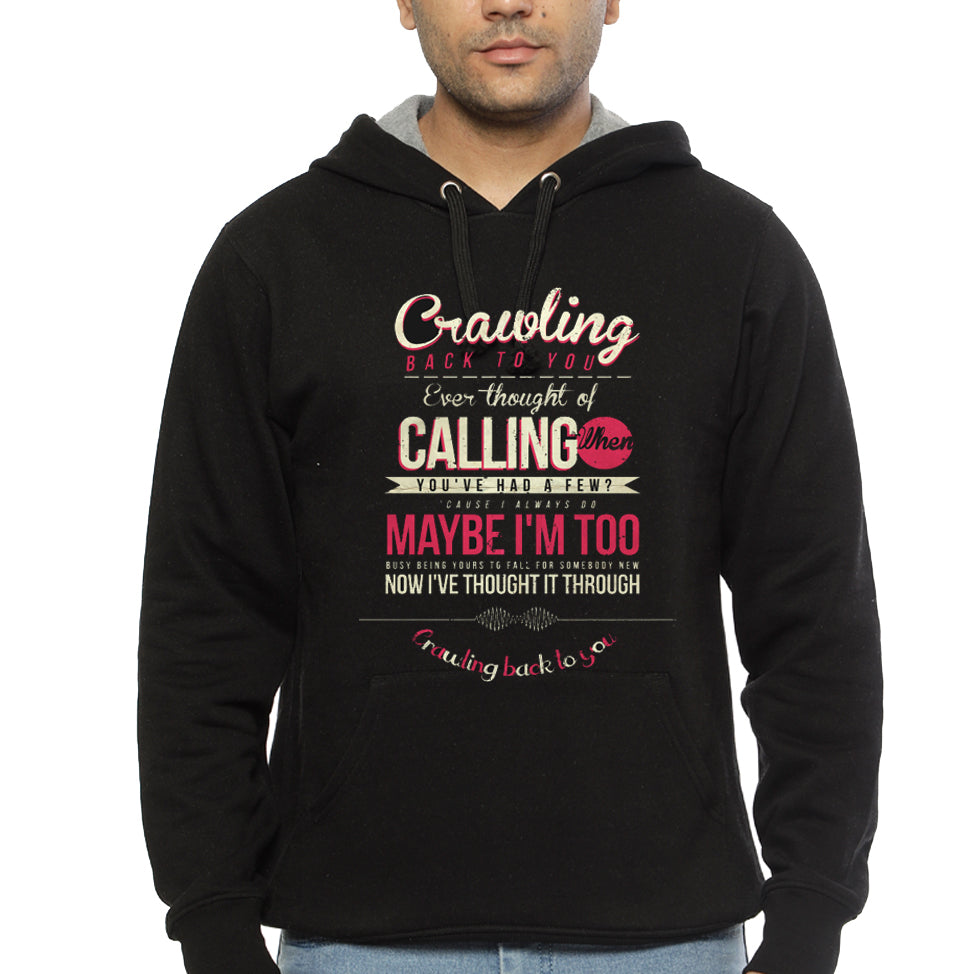 Crawling Back to You Black Hoodie T-Shirts, Sweatshirt | PureTeeCo.com