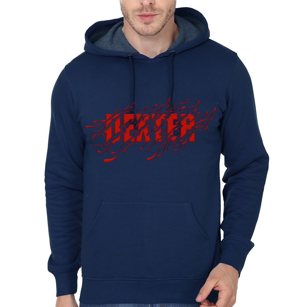 Dexter Navy Blue Hoodie T-Shirts, Sweatshirt | PureTeeCo.com