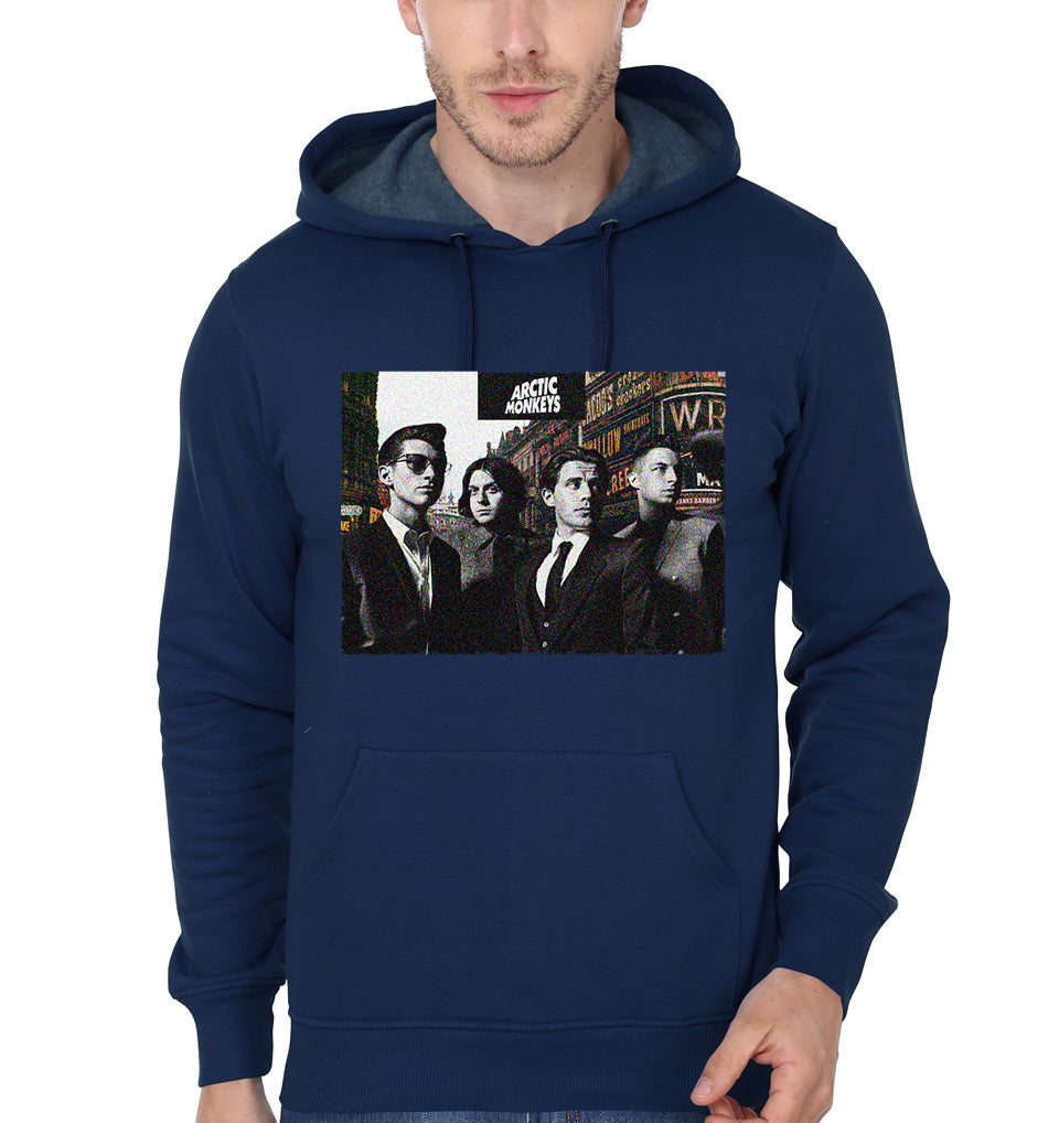 Arctic Monkey vintage Navy Blue Hoodie T-Shirts, Sweatshirt | PureTeeCo.com