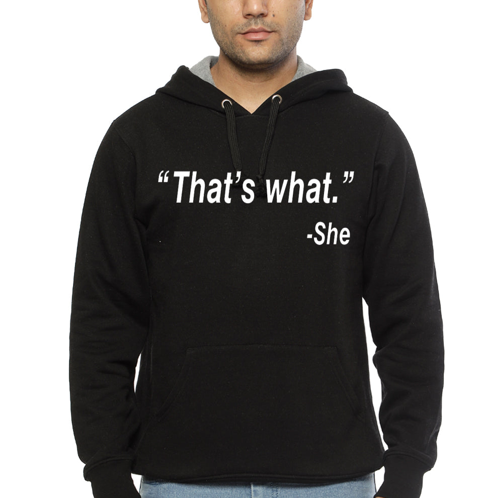Thatâ€™s What She Said Black Hoodie T-Shirts, Sweatshirt | PureTeeCo.com