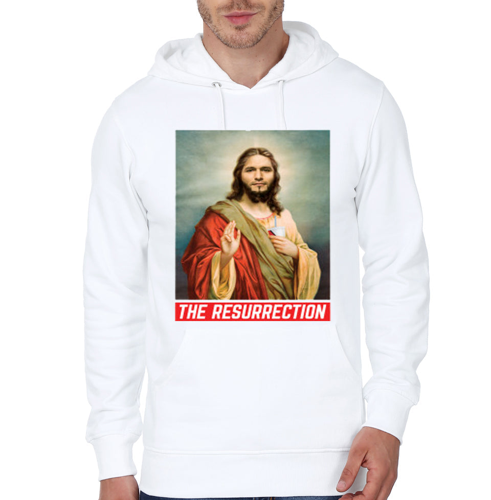 The Resurrection Jorge Masvidal Street Jesus White Hoodie T-Shirts, Sweatshirt | PureTeeCo.com
