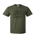 home is where my soldier is tshirt Hoodie, Sweatshirt | PureTeeCo.com