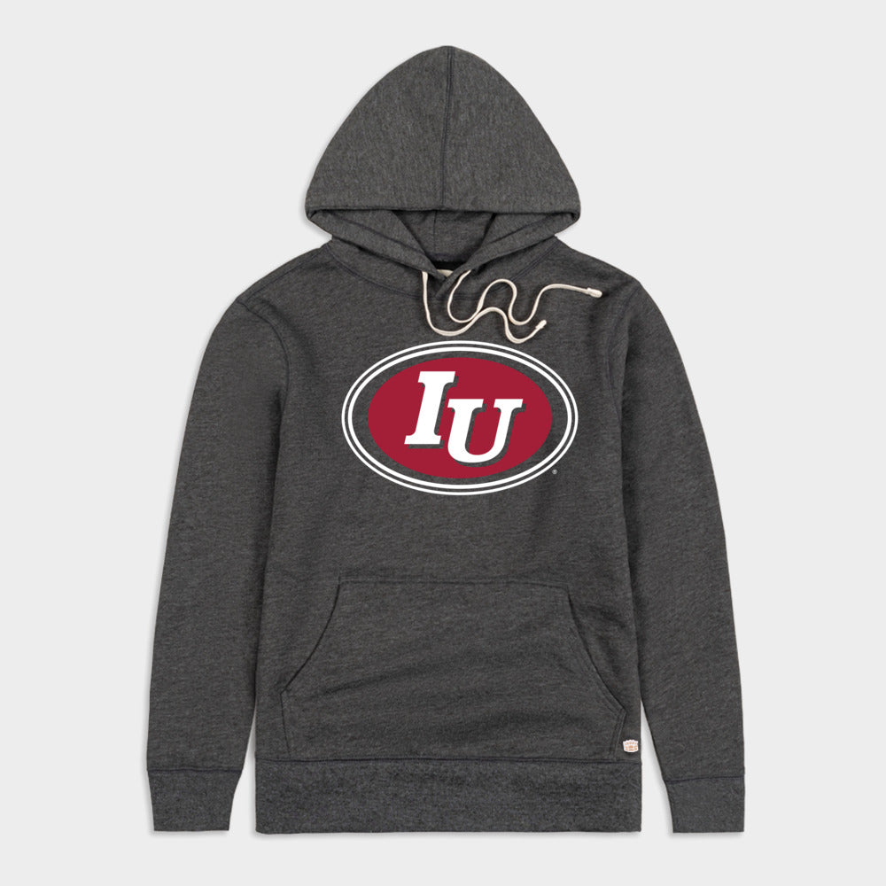 Retro IU Oval Hoodie T-Shirts, Sweatshirt | PureTeeCo.com (Image 3)