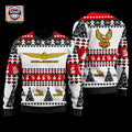 Honda Gold Wing White Ugly Sweater